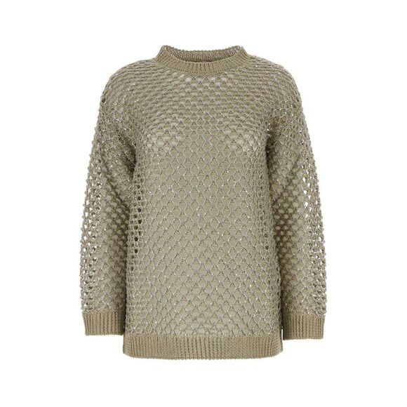 Valentino Garavani Women Embellished Crochet Sweater